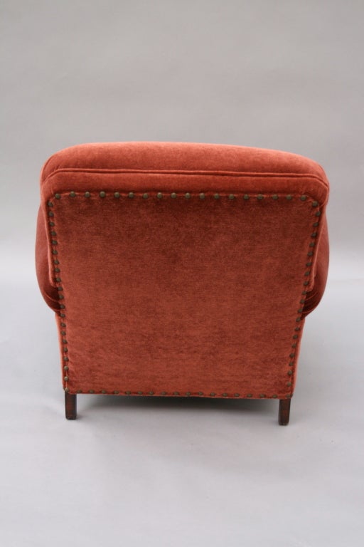 American Lovely 1920's Mohair Arm Chair