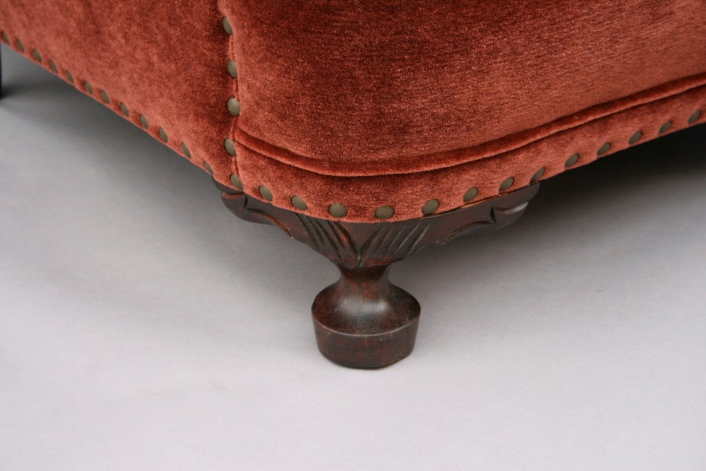 Lovely 1920's Mohair Arm Chair 1
