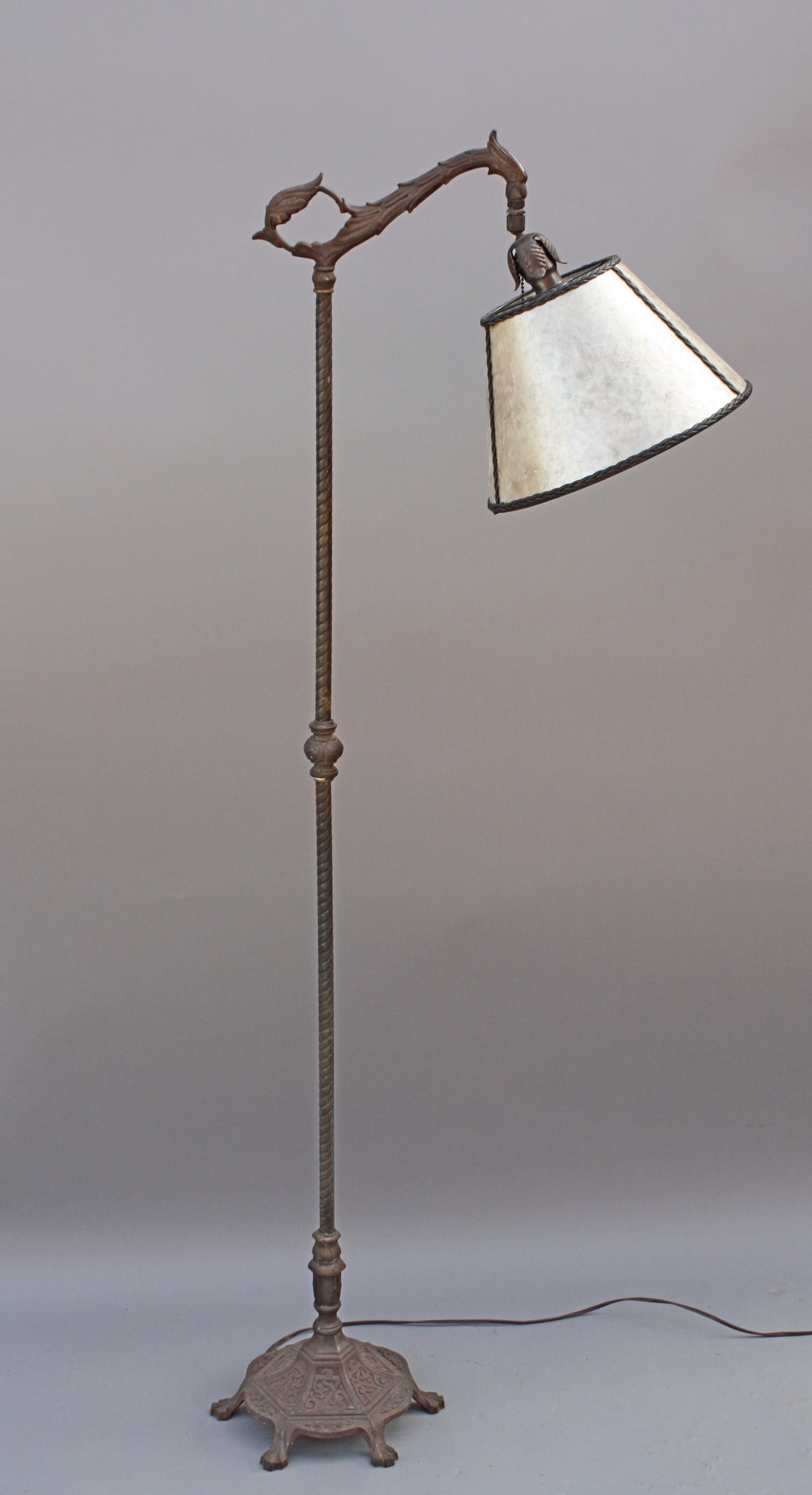 Cast Iron Floor Lamp Circa 1920's