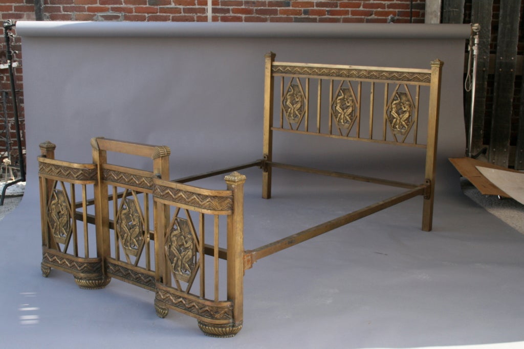 Deco French Brass Bed 4