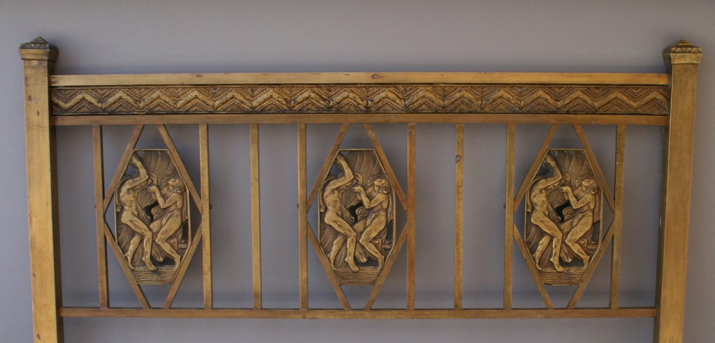 Deco French Brass Bed 6