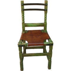 Spanish Green Monterey Side Chair