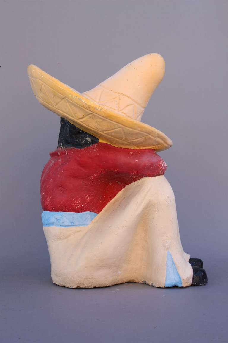 sleepy mexican statue