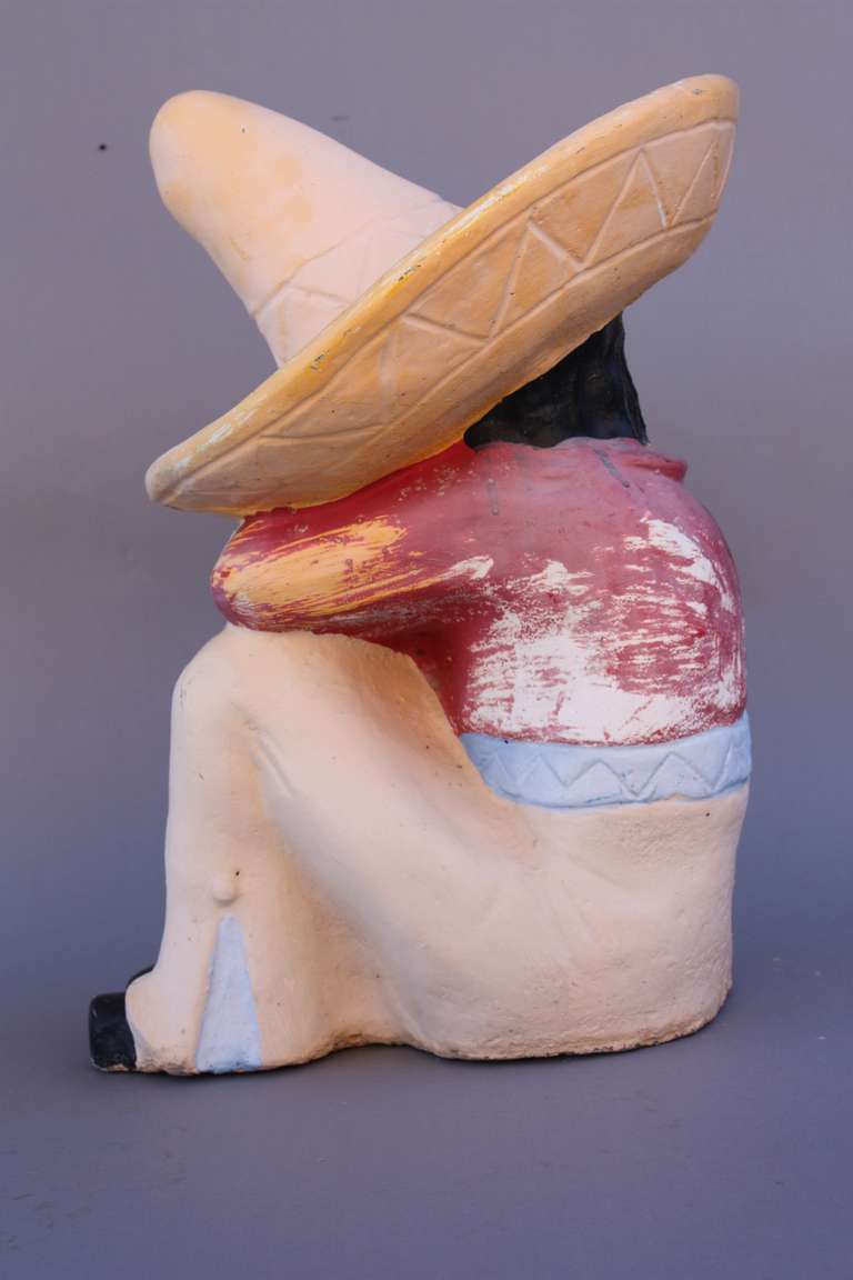 Mid-20th Century 1930s Sleeping Mexican Figurine