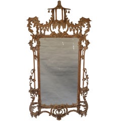 Elegant Chinoiserie-influenced Italian Mirror