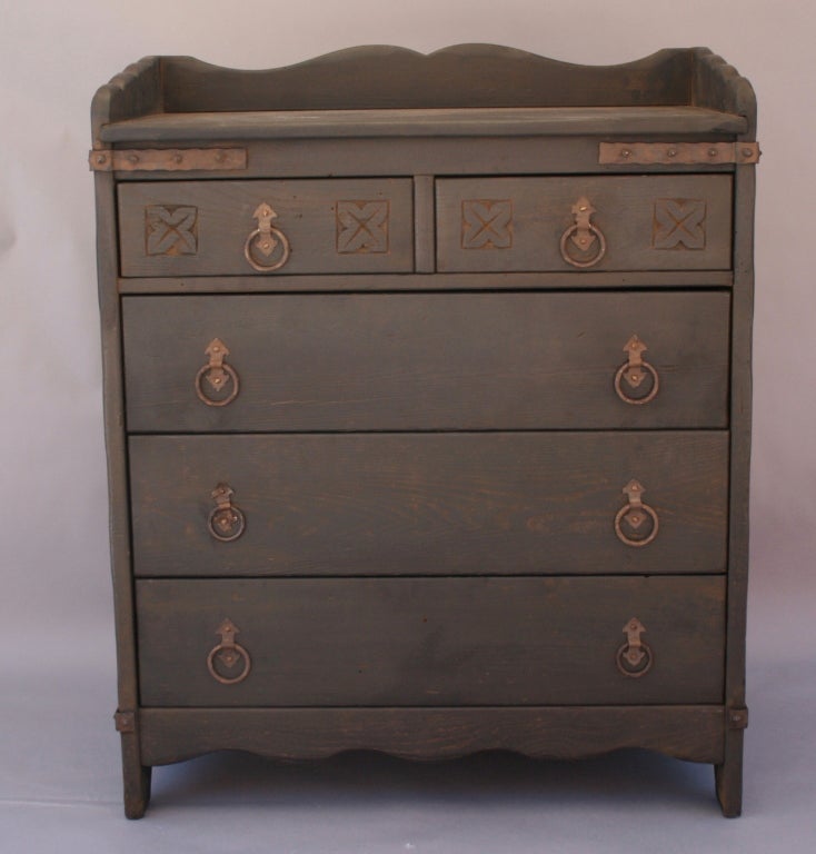 American Signed Karpen Monterey-style Rancho Dresser