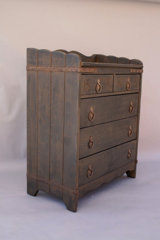 Mid-20th Century Signed Karpen Monterey-style Rancho Dresser