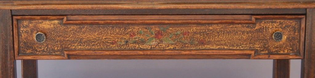 Karpen Desk/Vanity with Tudor Tiles 1