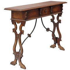 Antique Spanish Revival Console Table