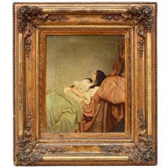 Beautiful Portrait Of Reclining Beauty