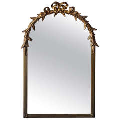 1920s Carved Wood Mirror Antique 1920s Carved Wood Mirror