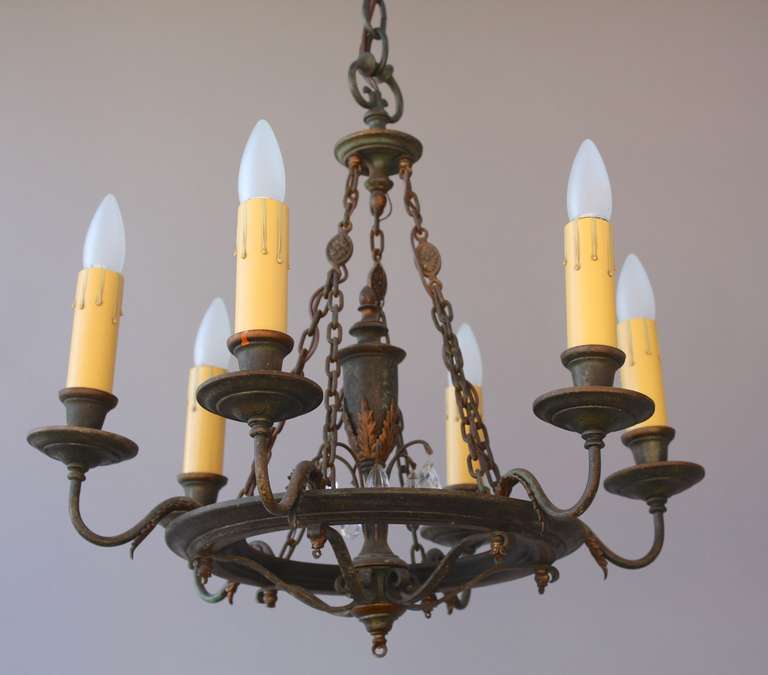 20th Century 1920s Pair of Matching Chandeliers