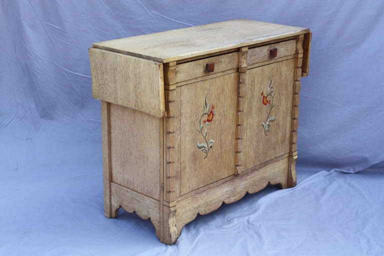 Rancho Monterey 1930s Monterey Period Sideboard with Retractable Leaves