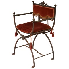 Antique Curule Chair