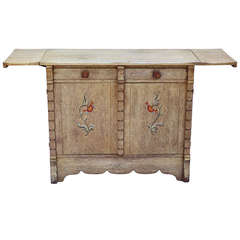 1930s Monterey Period Sideboard with Retractable Leaves