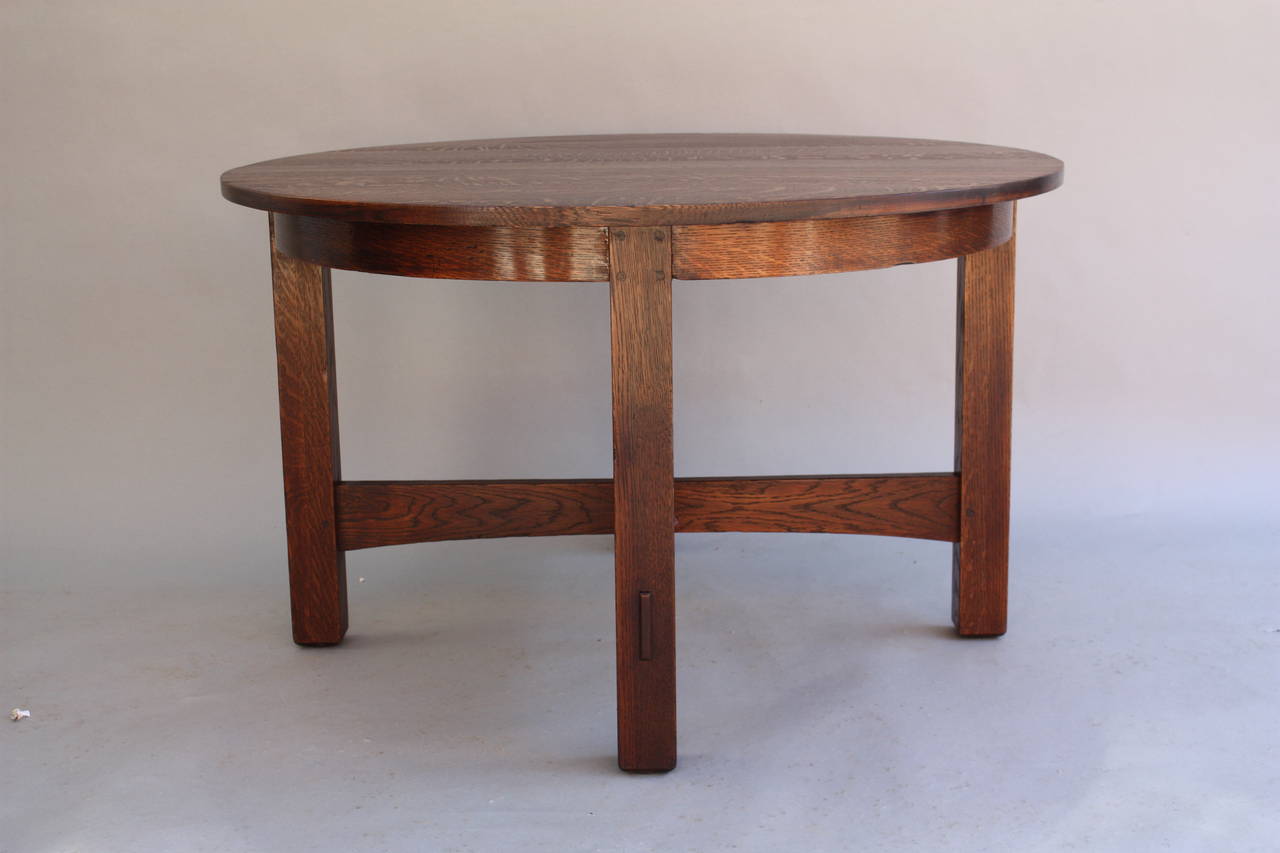 1 of 3 L & JG Stickley Fixed-Top Table