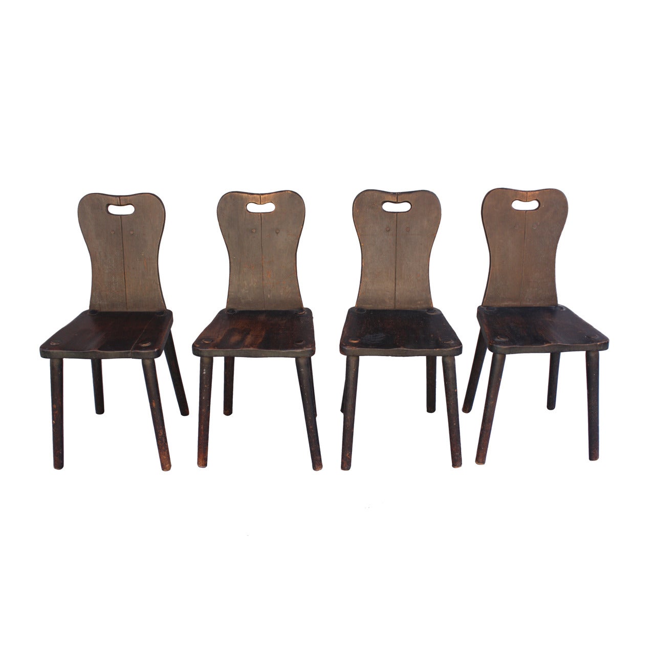 Set of Four Monterey Period Side Chair