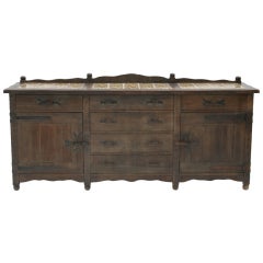 Exceptional Museum-Quality Tiled Monterey Sideboard