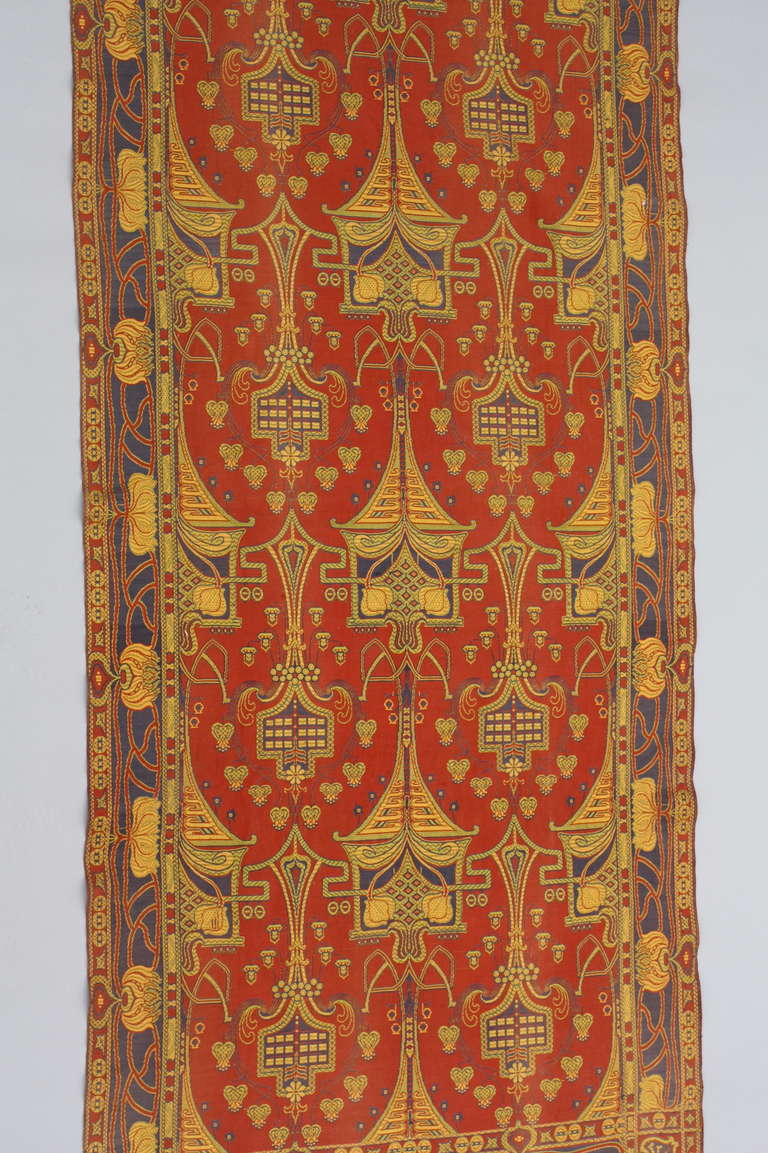 20th Century Pair of Portiere Tapestry Panels