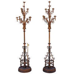 Pair Of Imposing 19th Century Torchieres