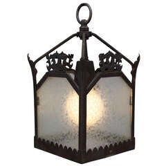 Antique Distinctive Spanish Revival Pendant