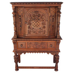 Beautifully Carved Cabinet by Berkey and Gay