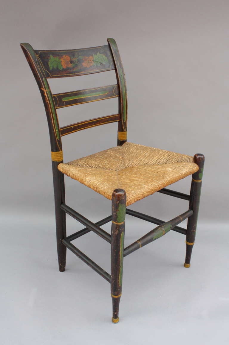 Wood 19th Century American Hitchcock Chair