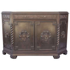 1920s Spanish Revival Cabinet