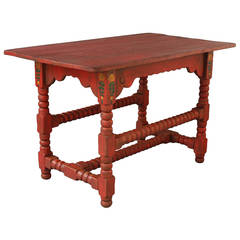 Antique Monterey Rancho Red Table