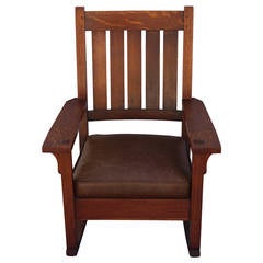 Rocker Attributed to Gustav Stickley, circa 1910