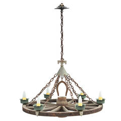 Vintage Large-Scale Monterey Period Chandelier