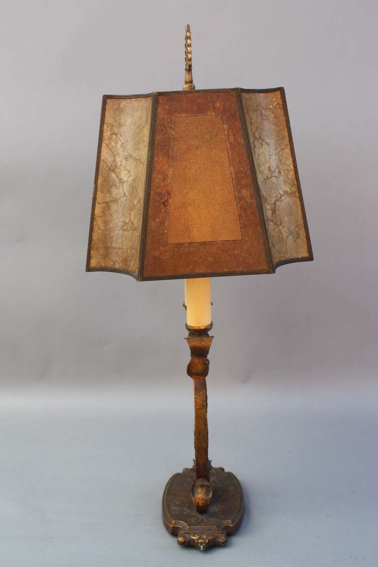 1920s Elegant Spanish Revival Table Lamp 1
