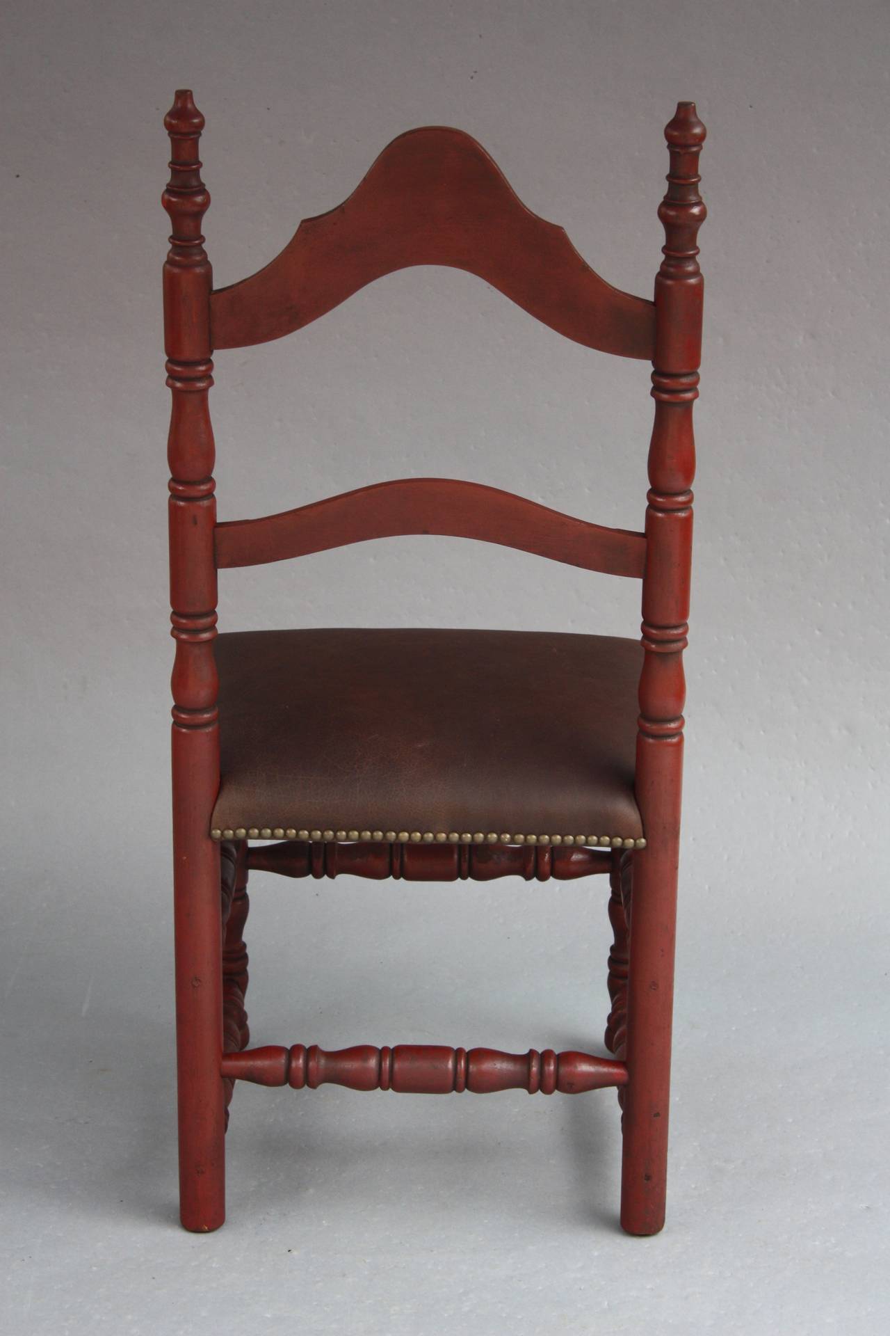 Early 20th Century Set of Four Adobe Style Chairs For Sale