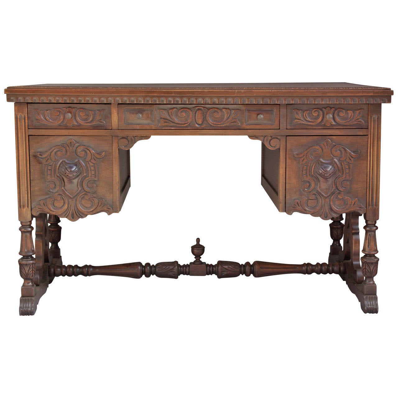 Spanish Revival Desk By The Angelus Cie At 1stdibs