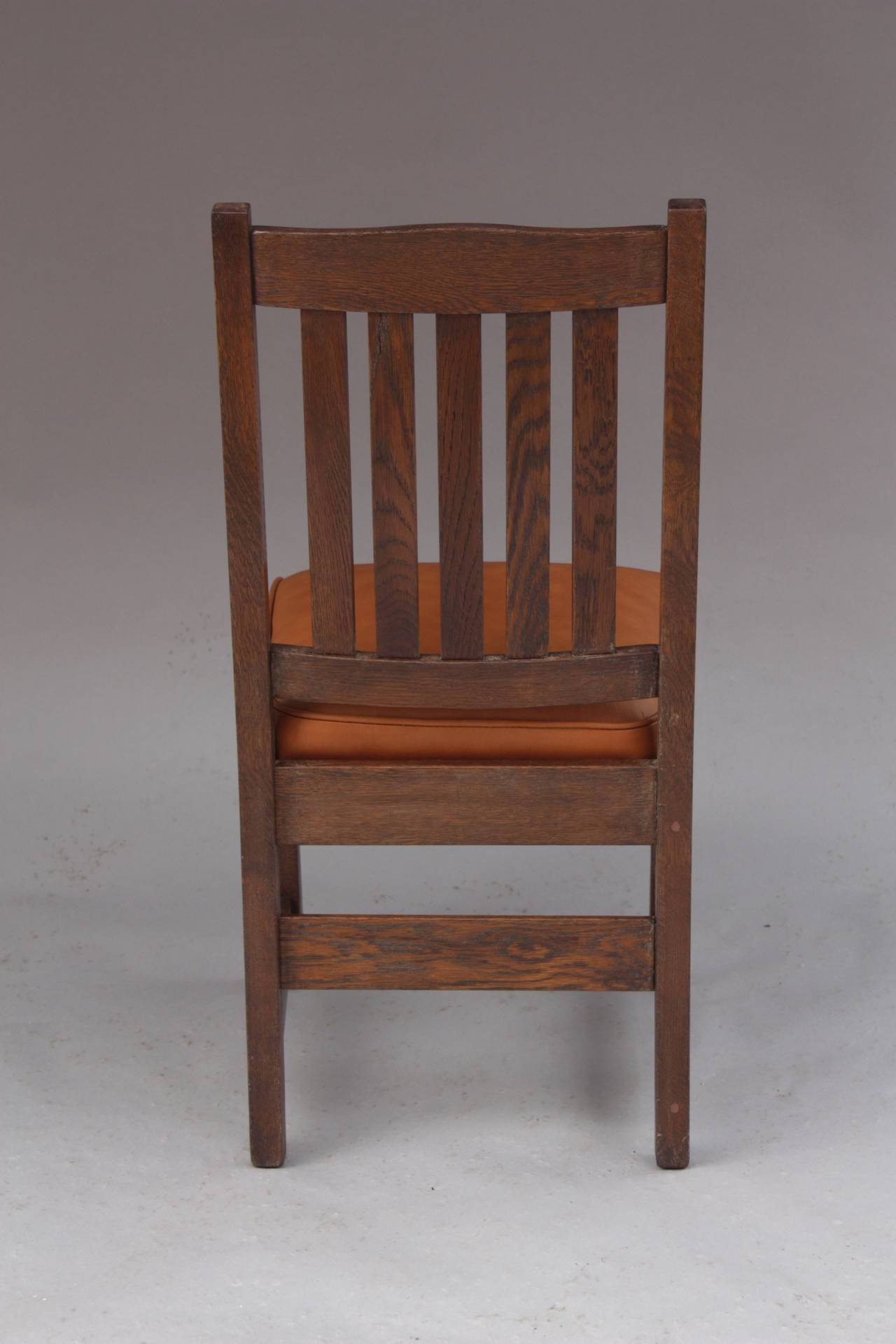 Early 20th Century Set of Six L. & J.G. Arts & Crafts Side Chairs