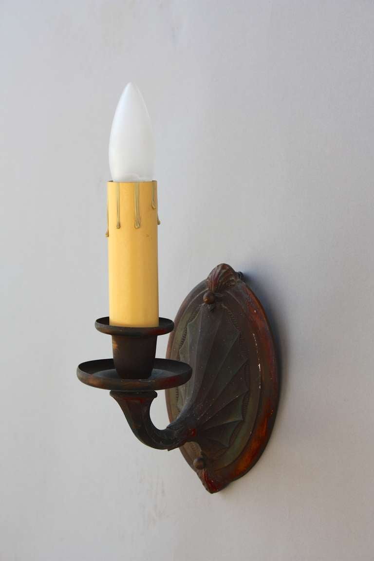 Rancho Monterey 1 Of 9 1920s Polychrome Sconce