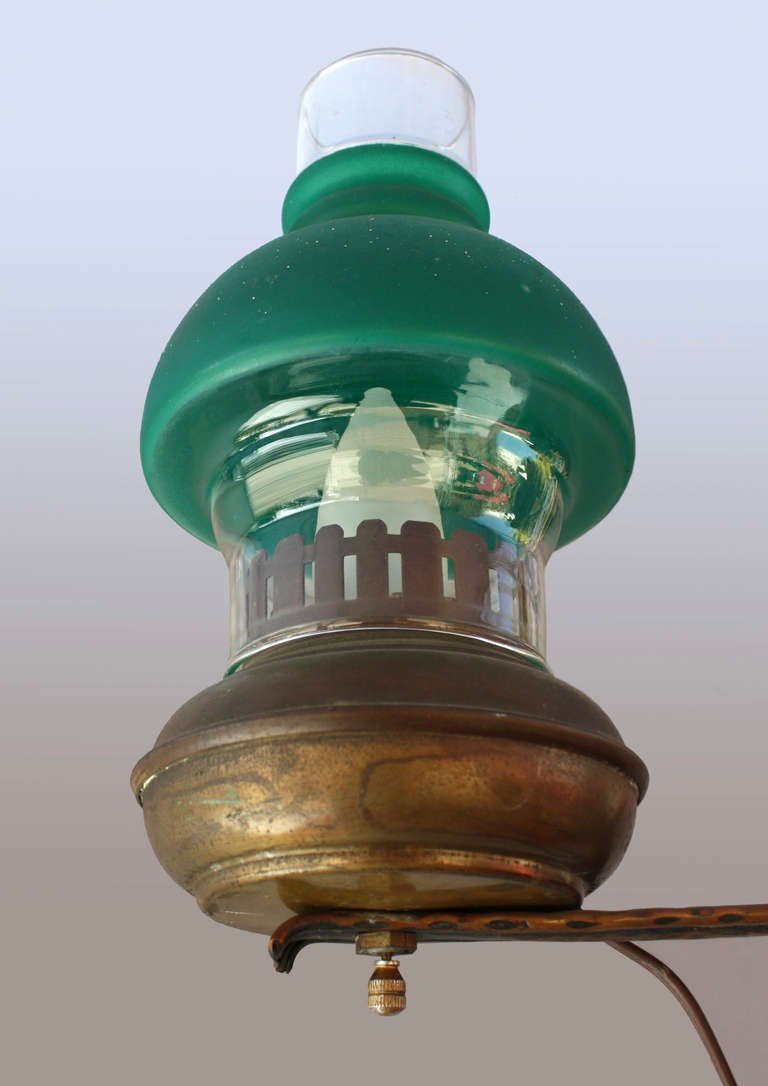Circa 1910 Hammered Copper Floor Lamp 3