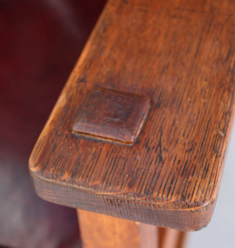 20th Century Circa 1910 Set of Six Stickley Arts & Crafts Armchairs