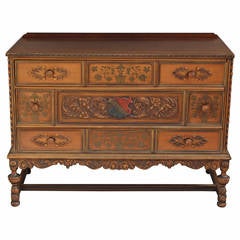 Antique Beautiful Spanish Revival Dresser