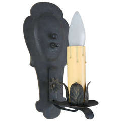 1920s Spanish Revival Single Sconce