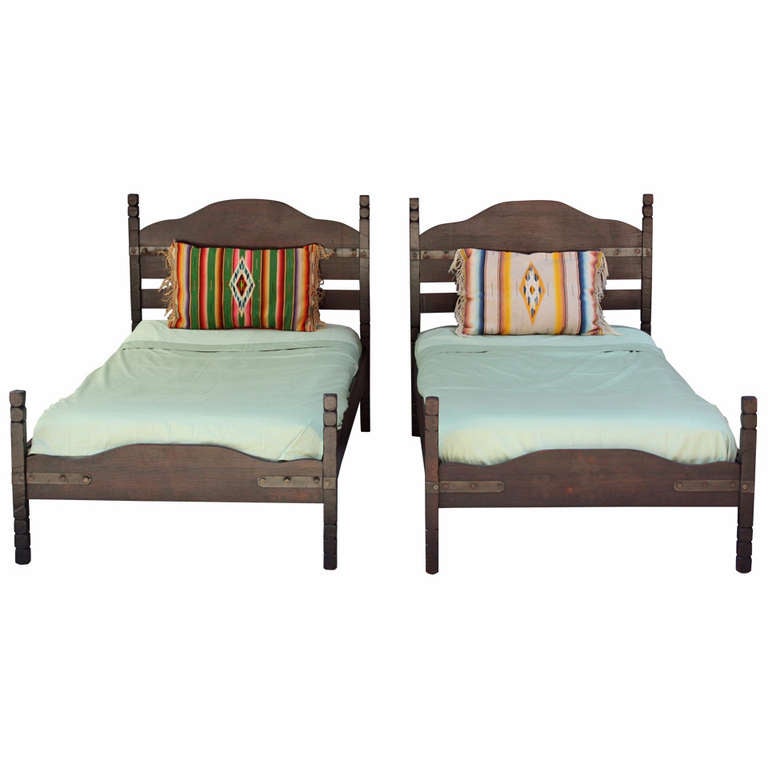 1930s Pair of Twin Monterey Beds at 1stDibs 1930s beds, 1930s bed frame, 1930's bed