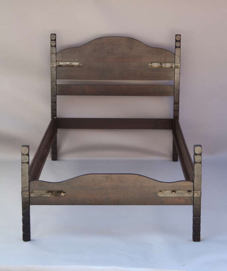 1930s Pair of Twin Monterey Beds at 1stdibs