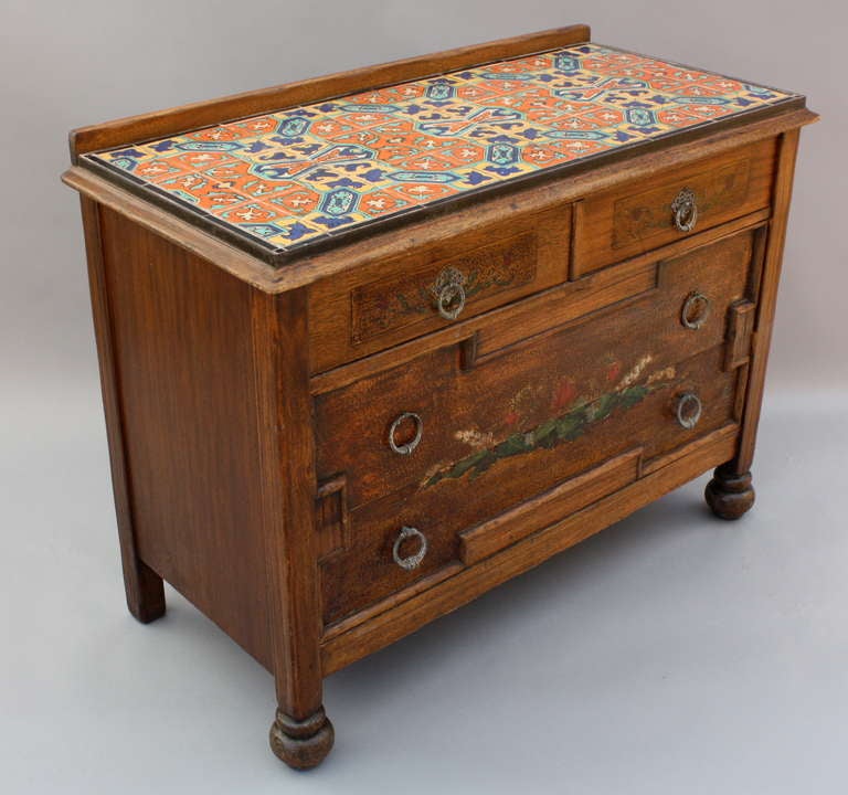 Karpen Dresser With Tudor Tiles