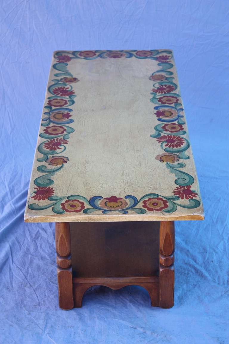 Circa 1930's branded Monterey with original hand painted top.48