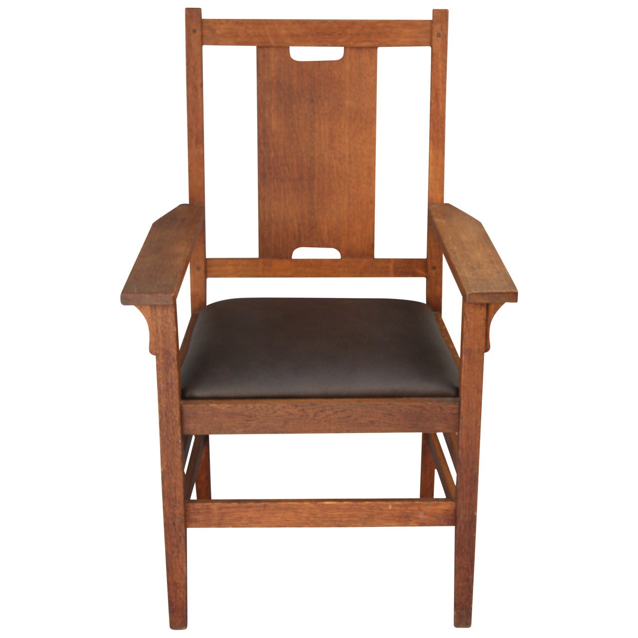 H-Back Arts & Crafts Chair Attributed to Gustav Stickley