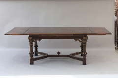 Classic 1920's Draw Leaf Dining Table