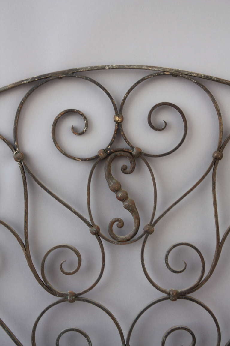American One of Two Wrought Iron Arches c.1920's