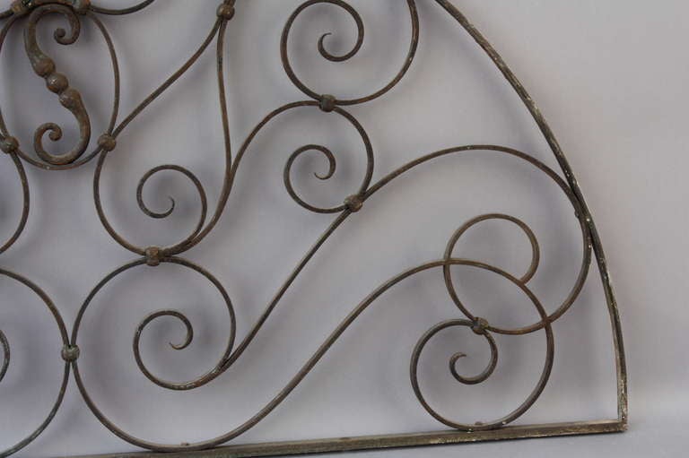 20th Century One of Two Wrought Iron Arches c.1920's