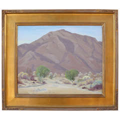 Early 20th Century Desert and Mountain Landscape