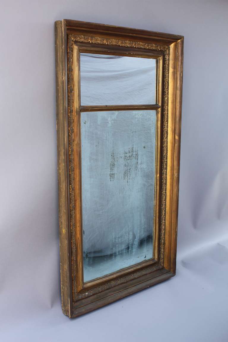 American 19th Century Vertical Mirror For Sale